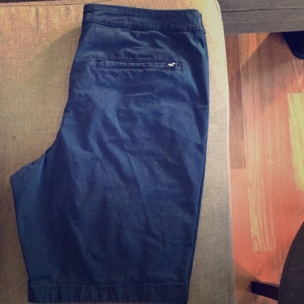 Blue Cargo Shorts